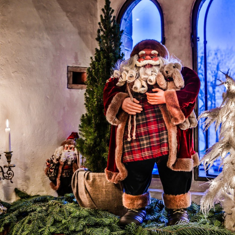 Der Weihnachtsmann ist zu Besuch gekommen