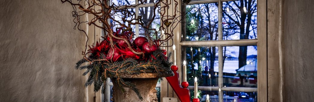 Weihnachtsdekoration im Kloster