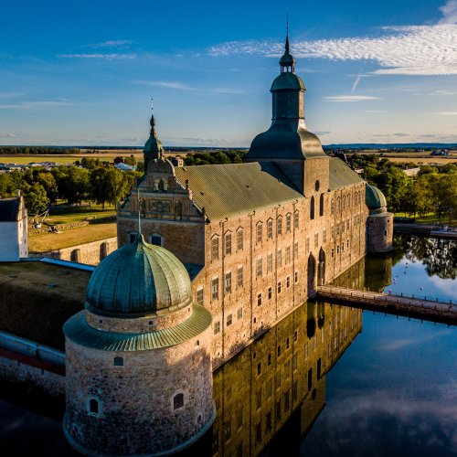 Luftaufnahme Schloss Vadstena klosterhotel 27