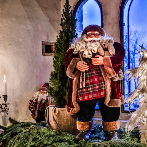 Der Weihnachtsmann ist zu Besuch gekommen