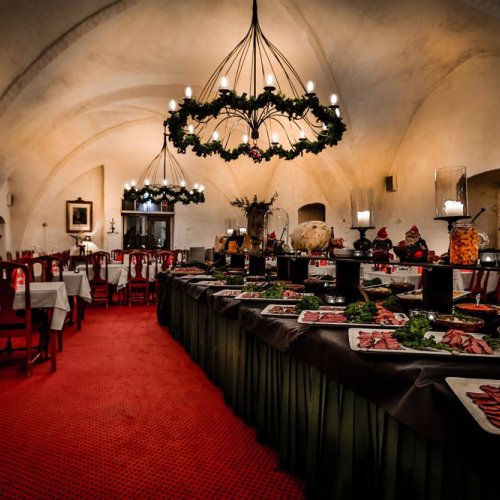 Vadstena Klosterhotel Weihnachtstisch Konferenz 1