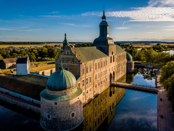 Luftaufnahme Schloss Vadstena klosterhotel 27