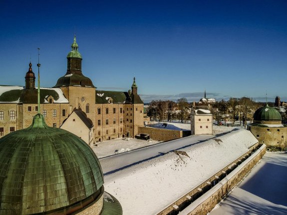 Vadstena Klosterhotel Schloss von oben 11