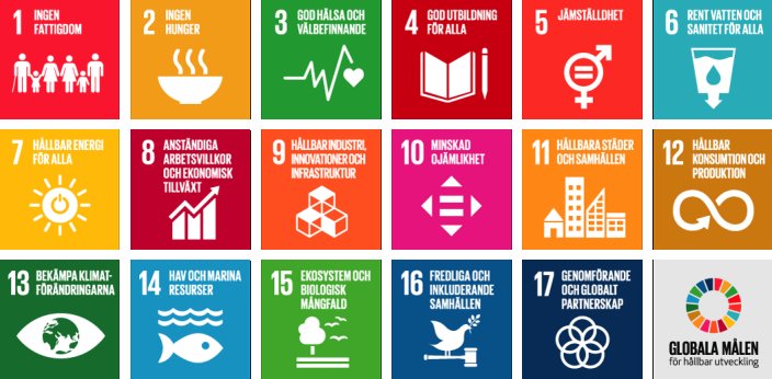 Globale Kartenvorlage mit Logo und Symbolen