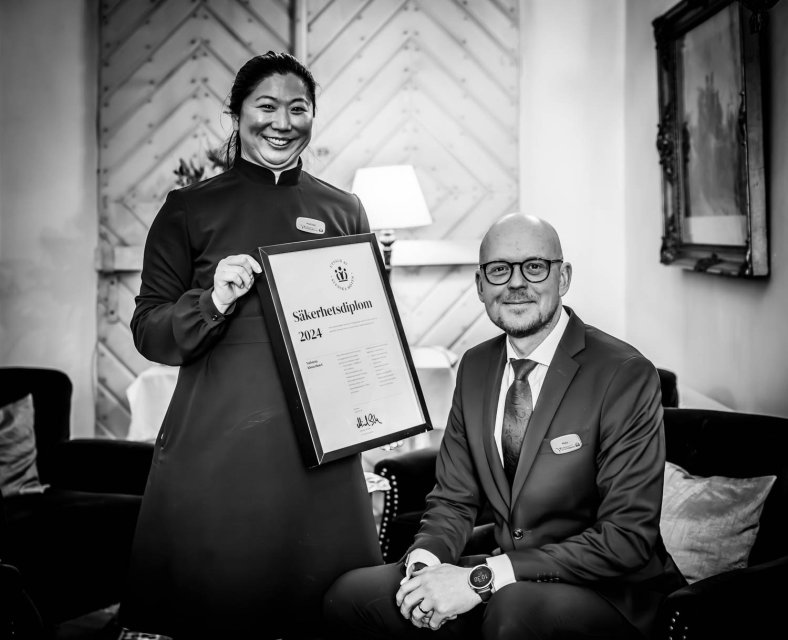 Vadstena Abbey Hotel Diplom für Exzellenz 2024 1